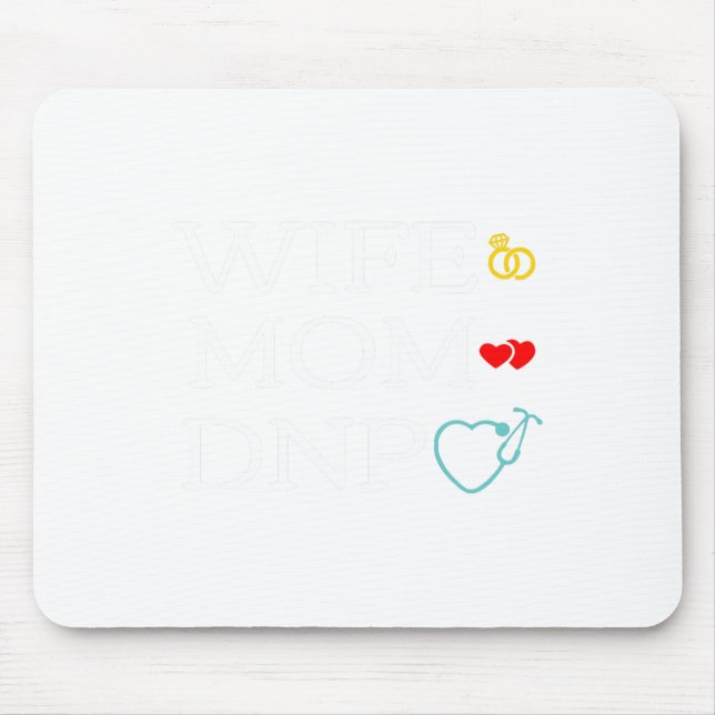 Mousepad Mãe Dnp Cute Doutora De Graduação De Prática De En (Frente)