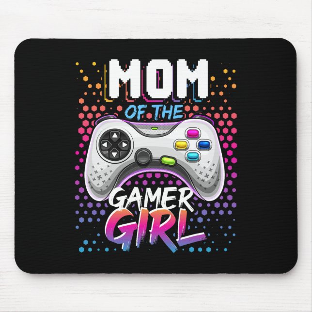 Mousepad Mãe Do Jogo De Vídeo De Jogo De Gâmera (Frente)