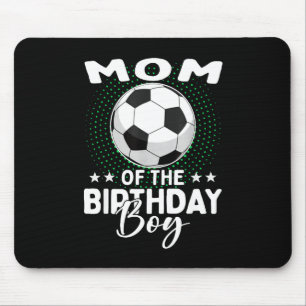 Mousepad Mãe Do Menino De Aniversário Jogador De Futebol An