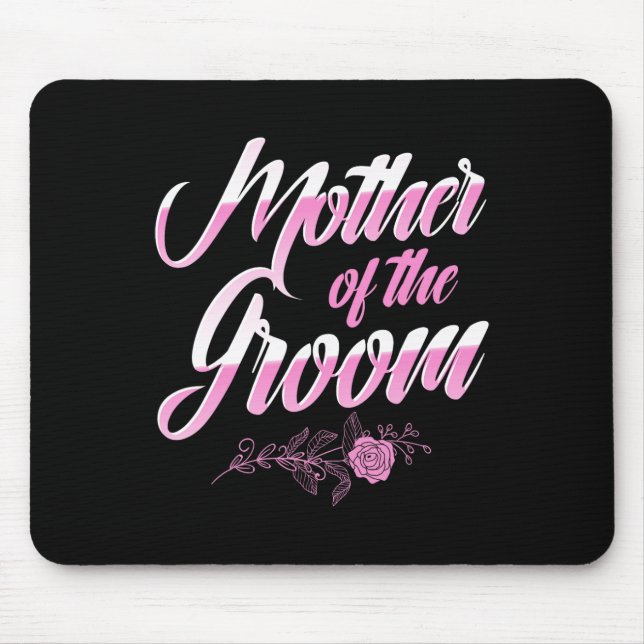 Mousepad Mãe Do Noivo Dia Do Casamento Despedida de Solteir (Frente)