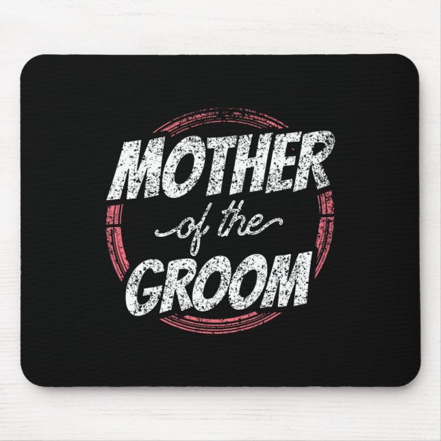 Mousepad Mãe Do Noivo Festa De Casamento Solteira Mamãe Mam (Frente)