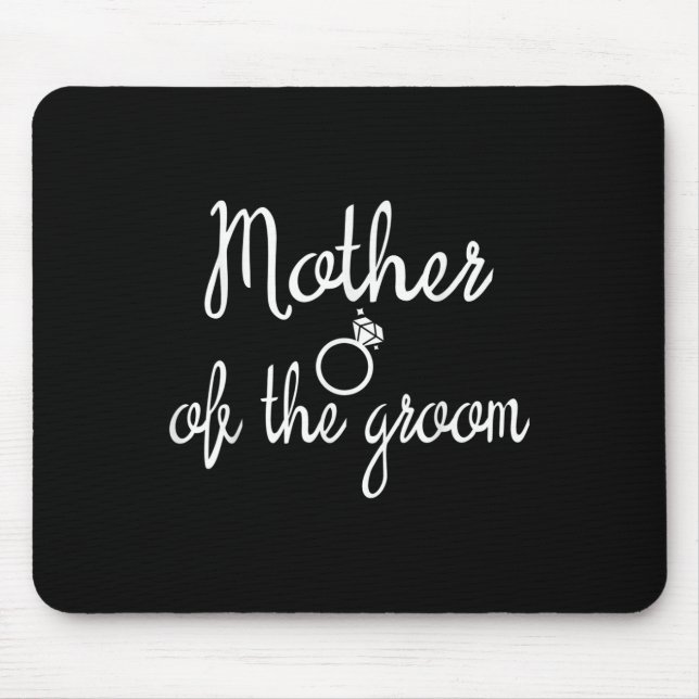 Mousepad Mãe do Noivo Festa de Solteirão Dama de Honra (Frente)
