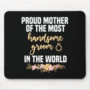 Mousepad Mãe do Noivo Mais Bonito Dia das Mães Casam