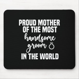 Mousepad Mãe do Noivo Mais Bonito Dia das Mães Casamento