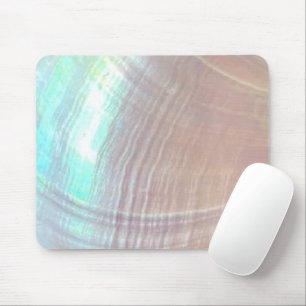 Mousepad Mãe do Prato Pearlescente de Seashell de pérolas