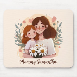 Mousepad Mãe e Filha Adoráveis - Quadro Floral (2)
