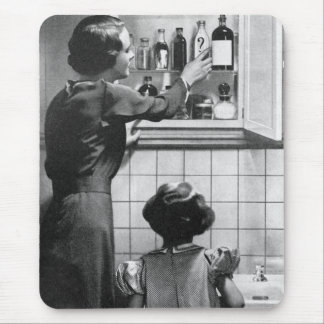 Mousepad Mãe e Filho Vintage
