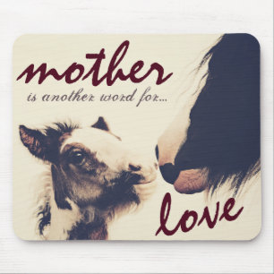Mousepad Mãe é Outra Palavra para Cavalo de Amor