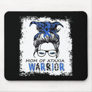 Mousepad mãe engraçada do guerreiro ataxia, design ataxia a