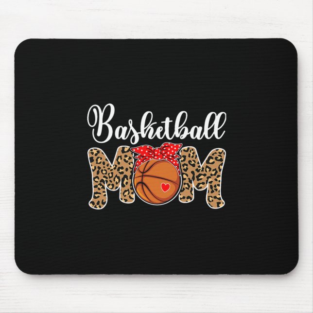 Mousepad Mãe Esqueleto Leopardo Coque Desarrumado Dia de Jo (Frente)