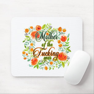 Mousepad Mãe Floral de Flor Selvagem do Ano de F*