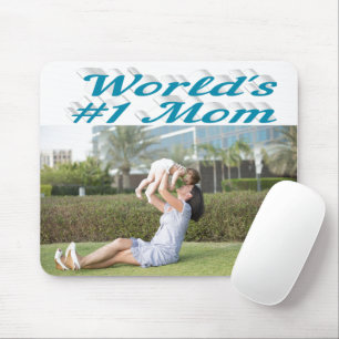 Mousepad Mãe, foto azul do mar