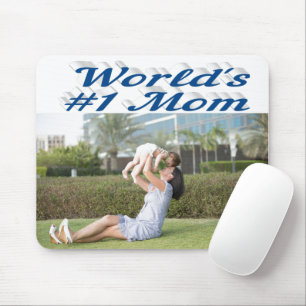 Mousepad Mãe, foto azul do mar