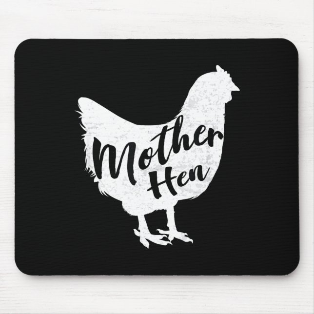 Mousepad Mãe galinha feliz dia das mães frango fofo present (Frente)