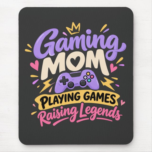Mousepad Mãe Gamer Criando Lendas (Frente)