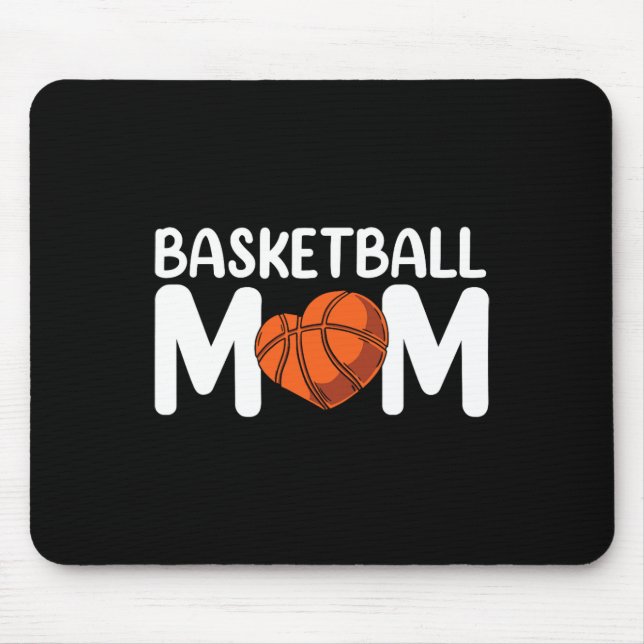 Mousepad Mãe jogador de treinador de basquetebol, mamãe (Frente)