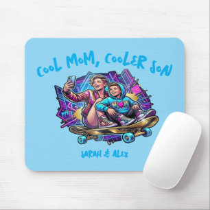Mousepad Mãe Legal Bomba de Filho Nome Personalizado Mous