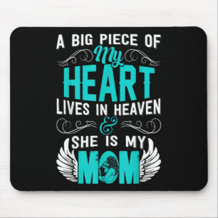Mousepad Mãe Memorial Dia Meu Anjo Guardião Uma Grande Peça