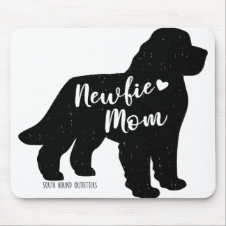 Mousepad Mãe Nova, Silhueta de Cachorro da Terra Nova