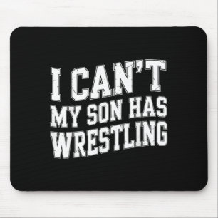 Mousepad Mãe Pai Lutador Engraçado Não Posso Meu Filho Tem