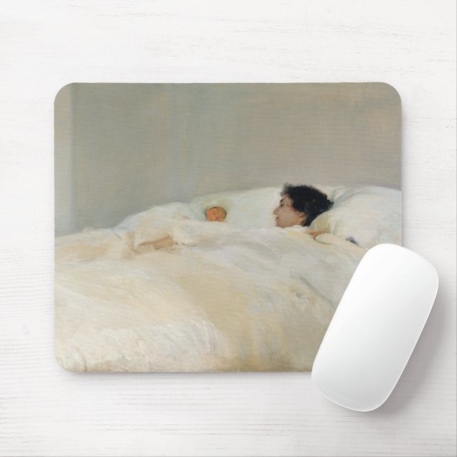Mousepad Mãe pintada por Joaquin Sorolla (Com mouse)