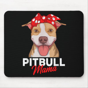 Mousepad Mãe Pittie Pitbull Mãe de Cachorro Presente Divert