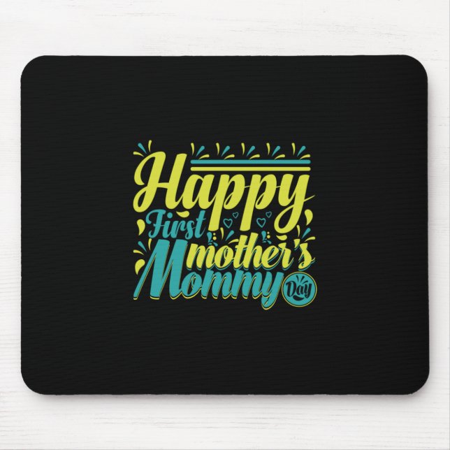 Mousepad Mãe presente feliz dia da primeira Mamãe (Frente)