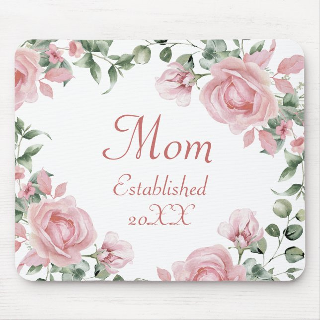 Mousepad Mãe Rosa Rosa  (Frente)