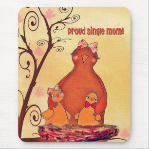 Mousepad mãe solteira orgulhosa