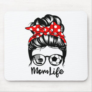 Mousepad Mãe Vida Mensageira Cabelo Engraçado Soccer Hockey