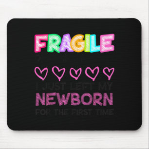 Mousepad Mãe Voltando a Trabalhar Depois que o Bebê Frágil