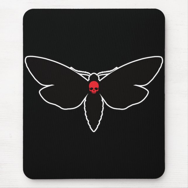 Mousepad Mães crônicas Mama de morte na boca do crânio - En (Frente)