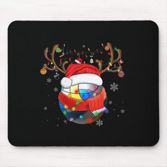 Mousepad Mães de Natal do Baile Santa Hat Xmas Pajama (Frente)