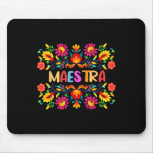 Mousepad Maestra Cinco De Mayo Professor mexicano espanhol
