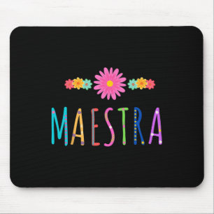 Mousepad Maestra Cinco De Mayo, Professora Mexicana De Volt