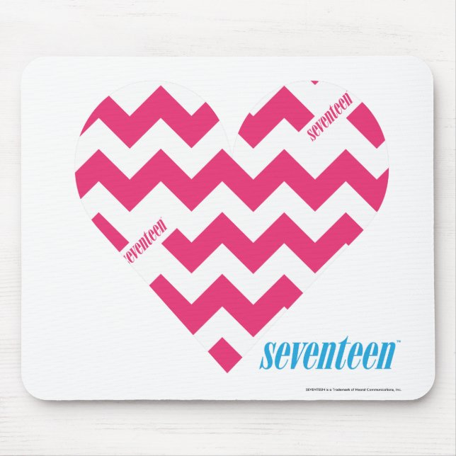 Mousepad Magenta 3 do ziguezague (Frente)