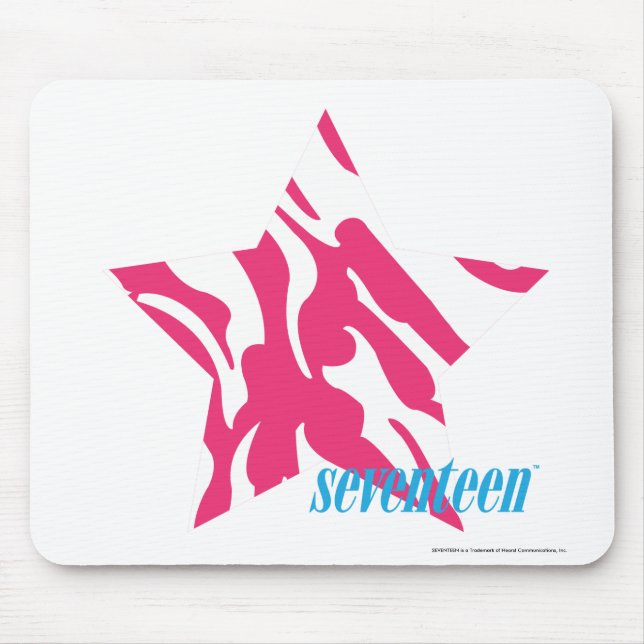 Mousepad Magenta 4 da zebra (Frente)