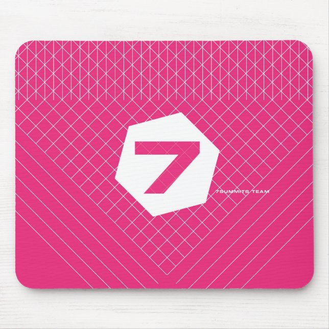 Mousepad magenta 7Summits (Frente)