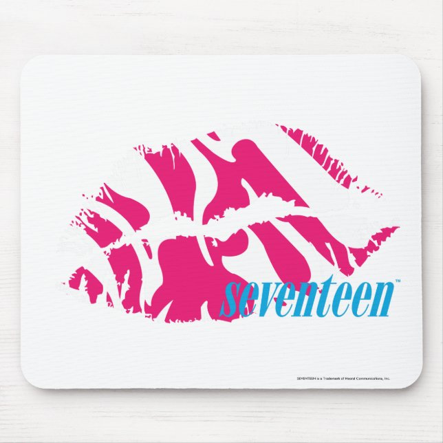 Mousepad Magenta da zebra (Frente)