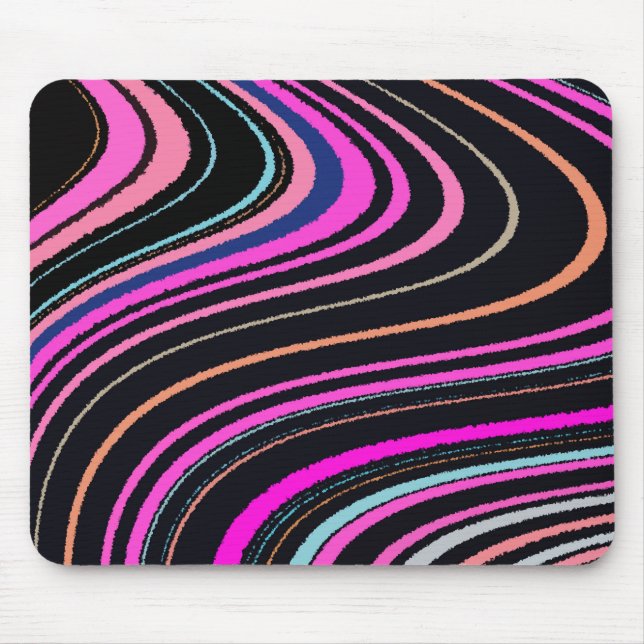 Mousepad Magenta Purple Pink Pattern (Frente)