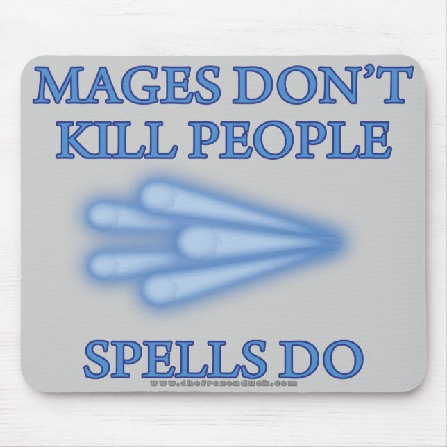 Mousepad Mages não mata pessoas… (Frente)