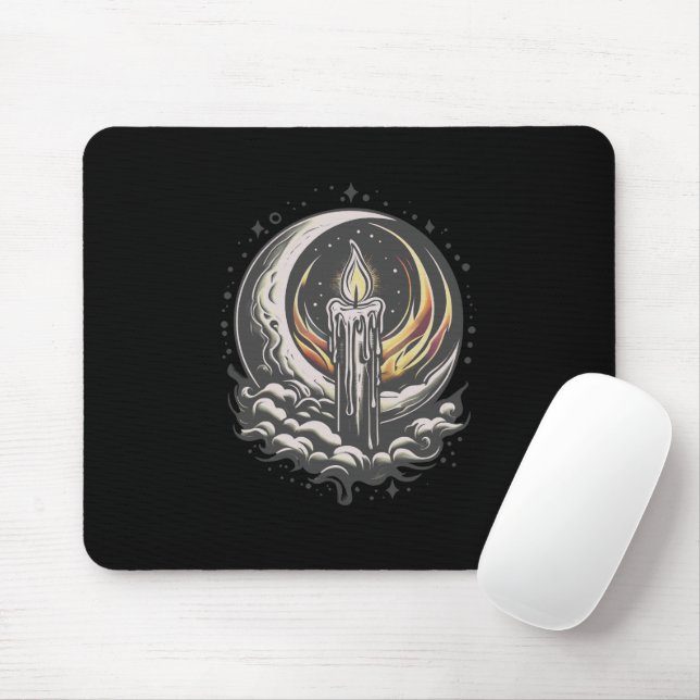 Mousepad Magia ao Luar-Fundo Preto (Com mouse)