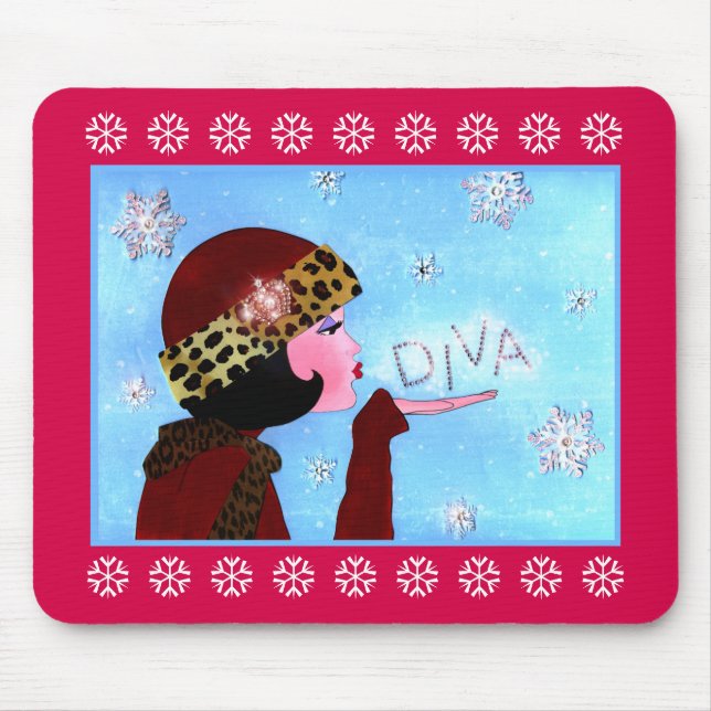 Mousepad "Magia de inverno" DIVA (Frente)