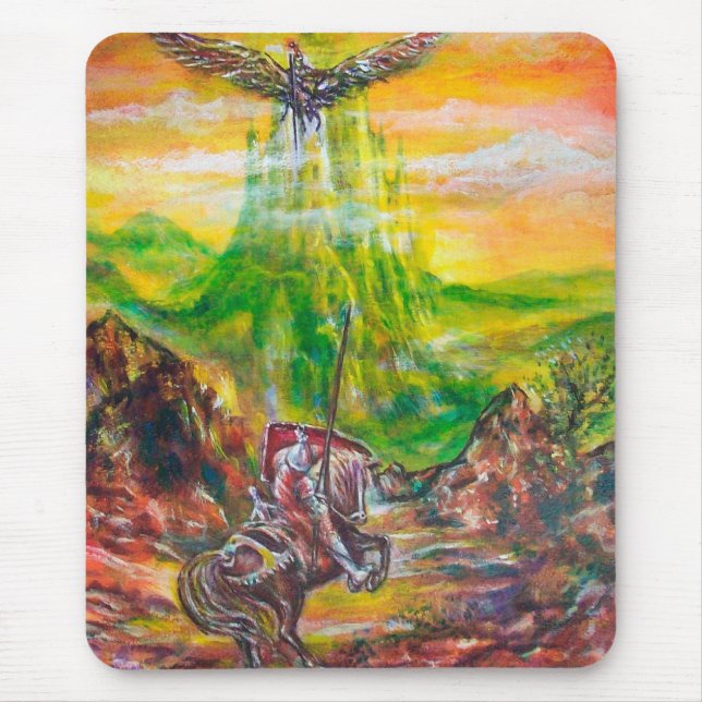 MOUSEPAD MAGIC DUEL ENTRE BRADAMANT E NEGROMANCER (Frente)