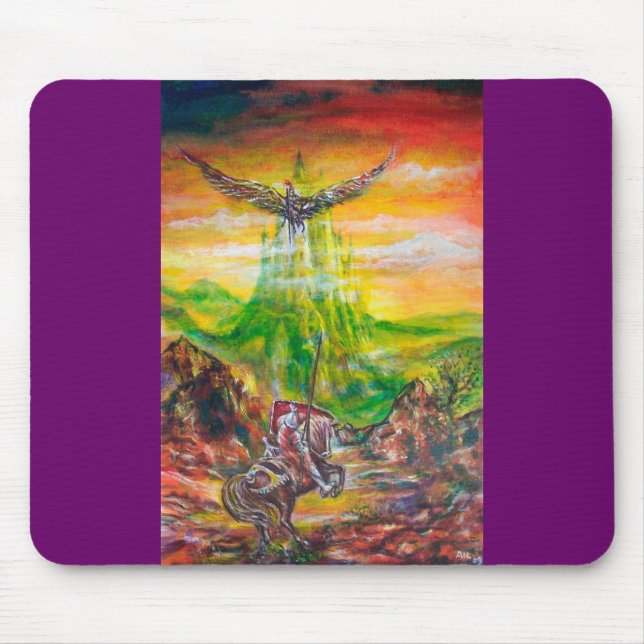 MOUSEPAD MAGIC DUEL ENTRE BRADAMANT E NEGROMANCER (Frente)