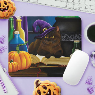 Mousepad Mágica Roxo de Bruxas do Halloween
