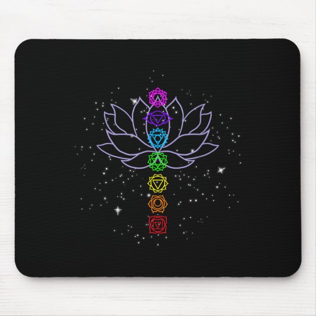 Mousepad Magical Mandala Lotus Lines Cool Mandala Design Lo (Frente)