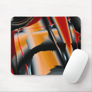 Mousepad Magnificação de tinta digital recortada de cor lar