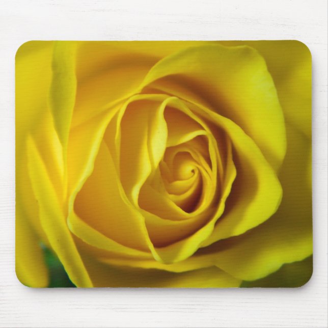 Mousepad Magnificent yellow rose macro picture (Frente)