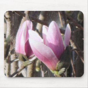 Mousepad Magnolia Rosa Flor